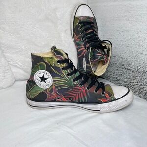Converse Chuck Taylor All Star Fuchia Glow Tropical‎ High Top Sneaker 7/9